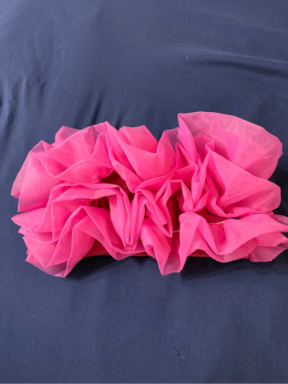 Women’s Ruffled Bandeau Top - Hot Pink